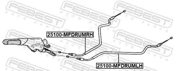 Febest 25100-MFDRUMLH