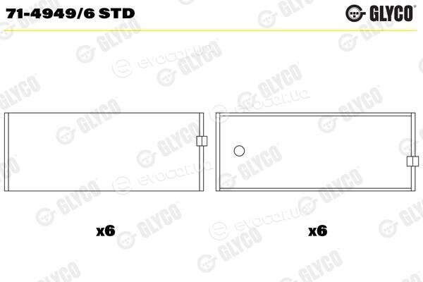 Glyco 71-4949/6 STD