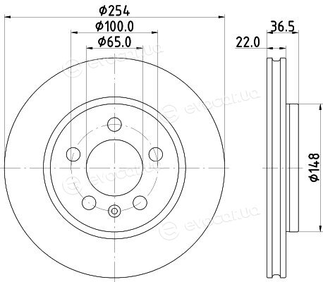 Hella Pagid 8DD 355 133-871