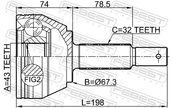 Febest 0210-Y62