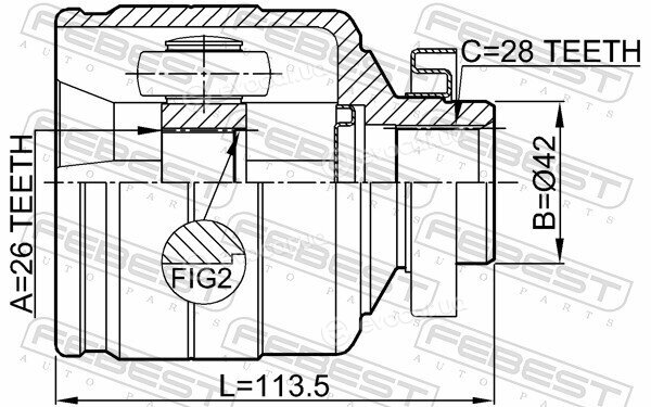 Febest 2211-BLRH