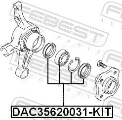 Febest DAC35620031-KIT