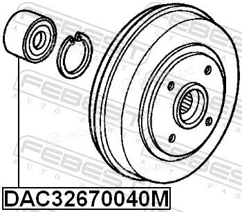 Febest DAC32670040M