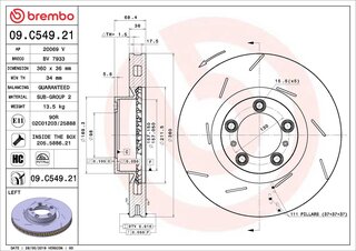 Brembo 09.C549.21