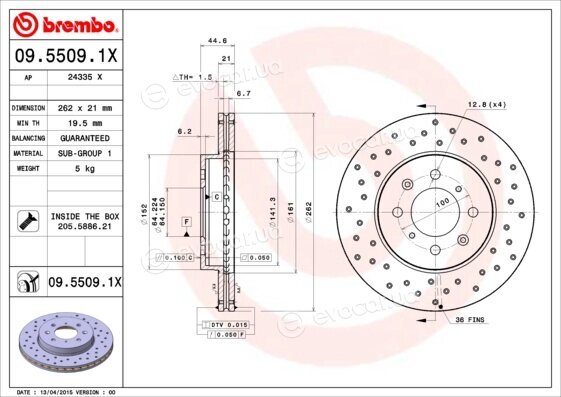 Brembo 09.5509.1X