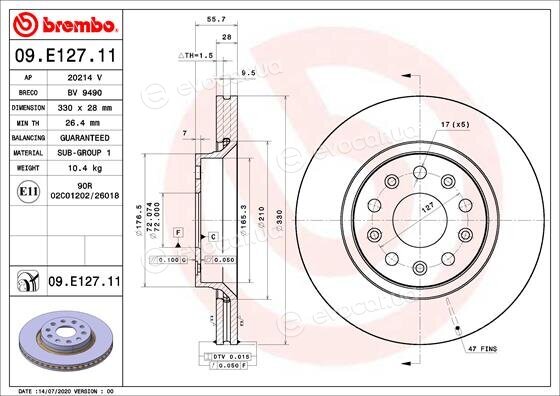 Brembo 09.E127.11