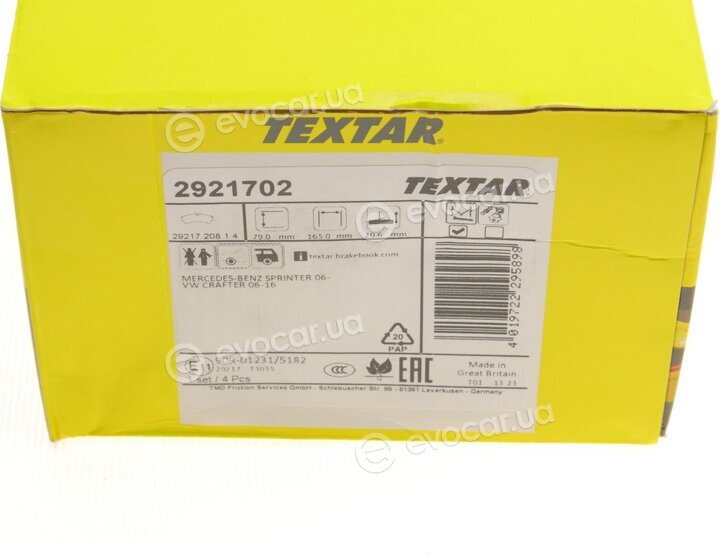 Textar 2921702