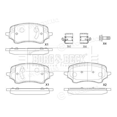 Borg & Beck BBP2885