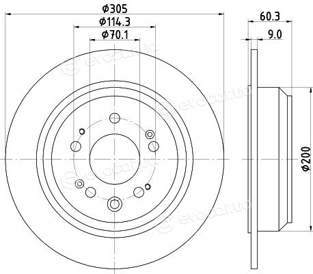 Hella Pagid 8DD 355 116-111