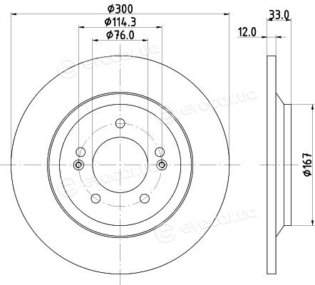 Hella Pagid 8DD 355 131-381