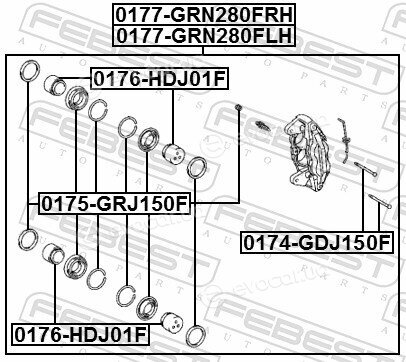 Febest 0177-GRN280FLH