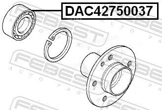 Febest DAC42750037
