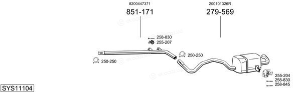 Bosal SYS11104