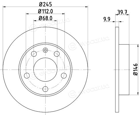 Hella Pagid 8DD 355 107-541