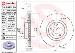 Brembo 09.9825.21