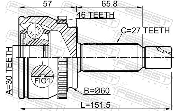 Febest 1210-SD11A46