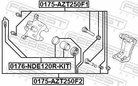 Febest 0176-NDE120R-KIT