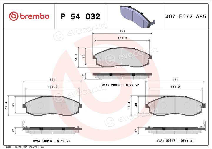 Brembo P 54 032