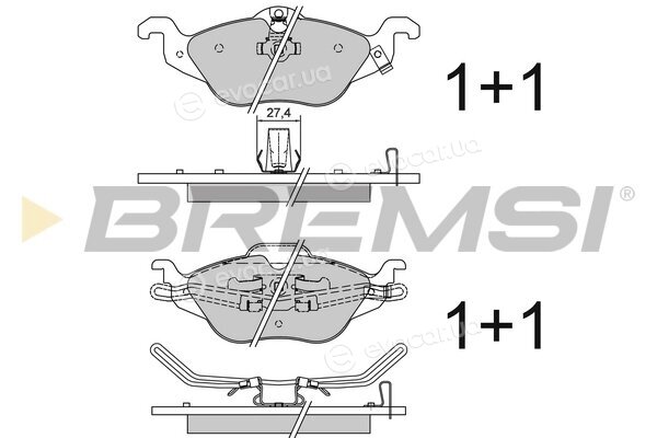 Bremsi BP2810