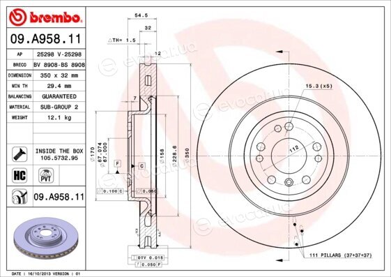 Brembo 09.A958.11