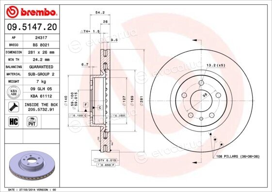 Brembo 09.5147.20