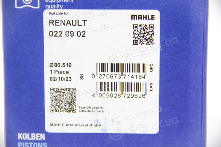 Mahle 022 09 02