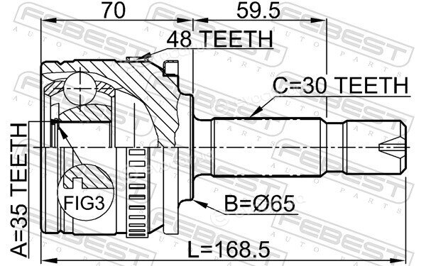 Febest 1410-ISTA48