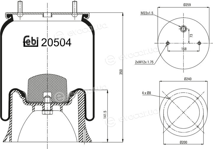 Febi 20504