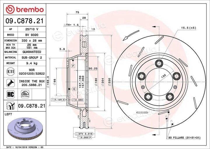 Brembo 09.C878.21