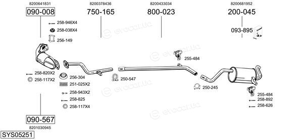 Bosal SYS05251