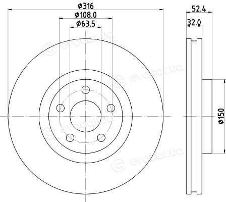 Hella Pagid 8DD 355 126-701