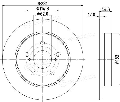 Hella Pagid 8DD 355 132-401