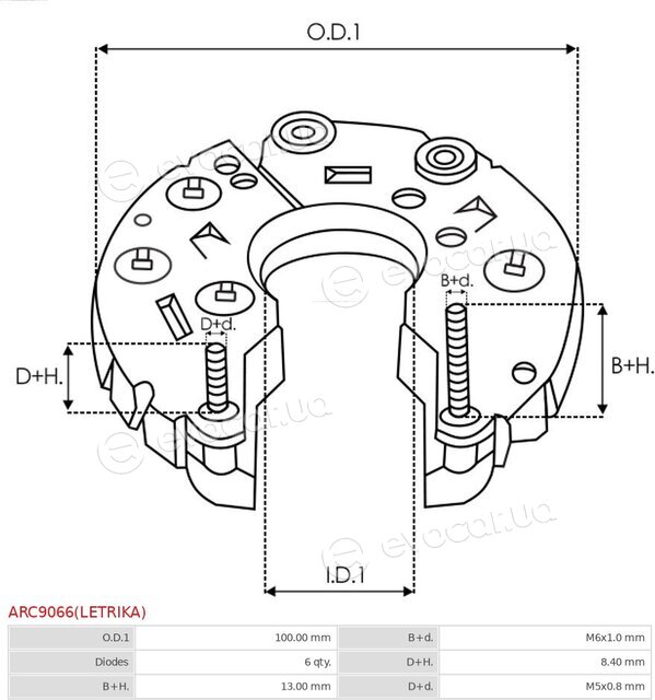 AS ARC9066(LETRIKA)