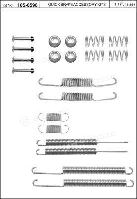 Kawe / Quick Brake 105-0598