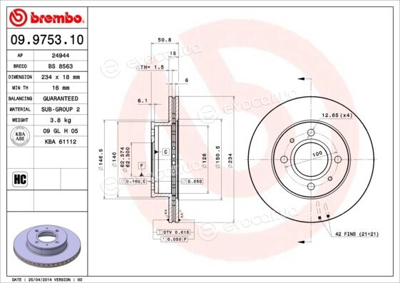 Brembo 09.9753.10