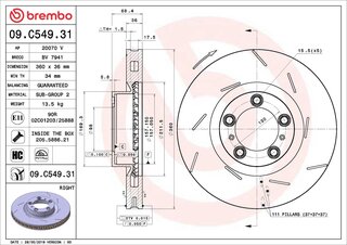 Brembo 09.C549.31
