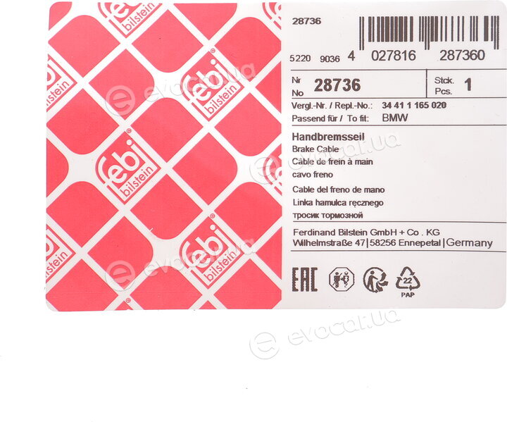 Febi 28736