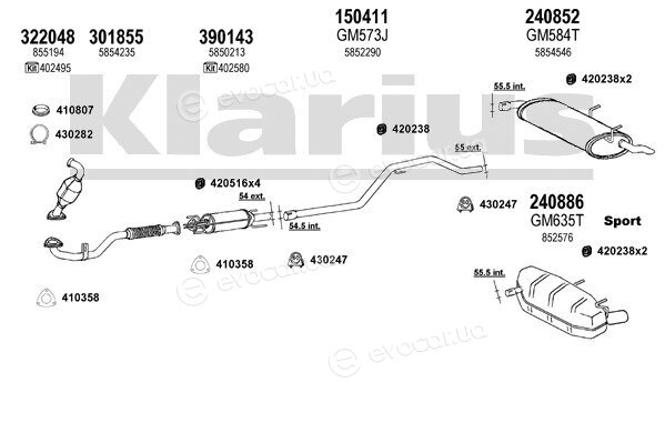 Klarius 391501E