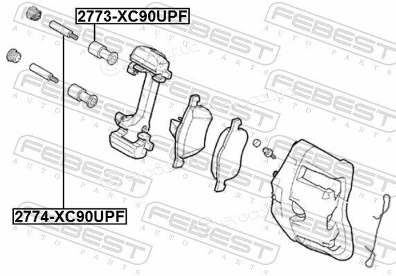 Febest 2774-XC90UPF