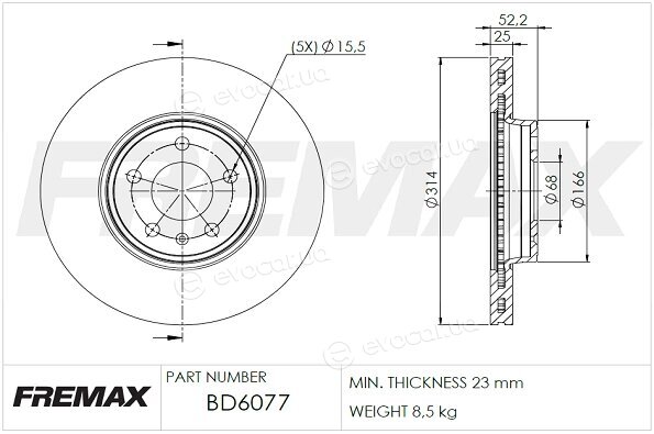 Fremax BD-6077