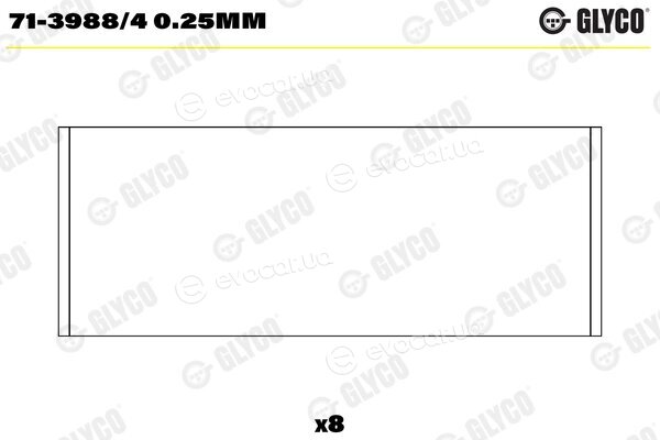 Glyco 71-3988/4 0.25mm