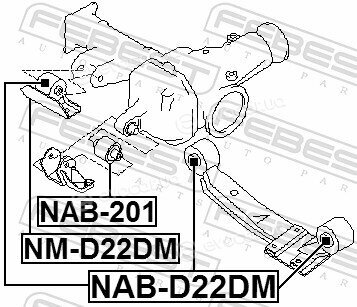 Febest NAB-D22DM