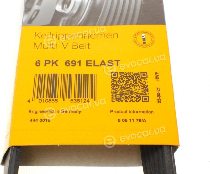 Continental 6PK691 ELAST