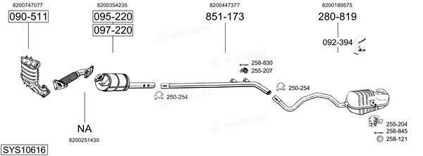 Bosal SYS10616