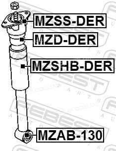 Febest MZSHB-DER