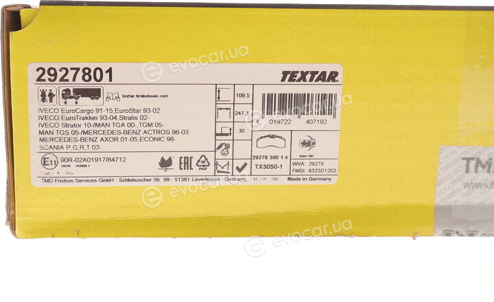 Textar 2927801
