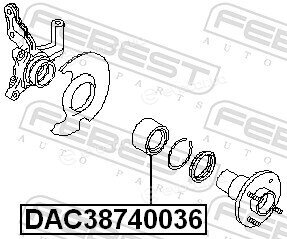 Febest DAC38740036