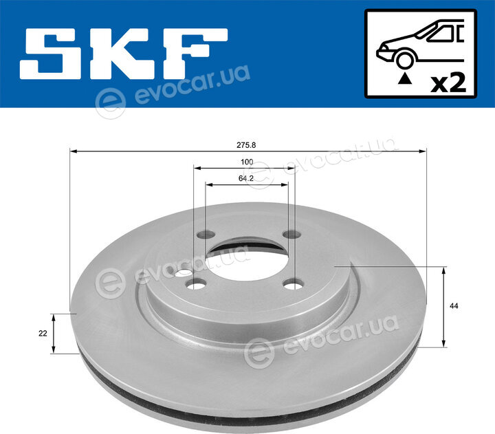 SKF VKBD 80130 V2