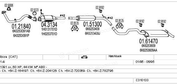 MTS C310133007040