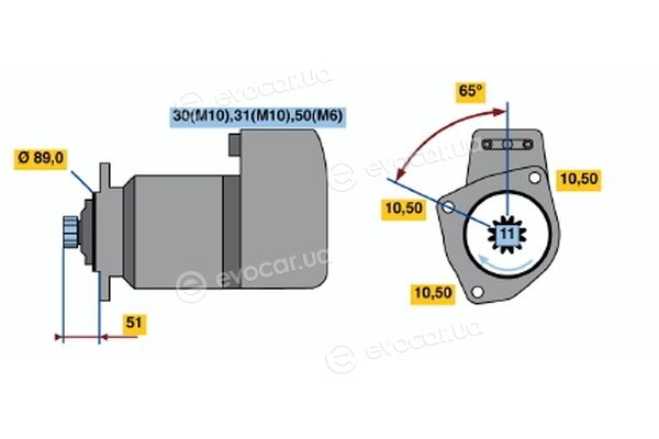 Bosch 0 001 417 080